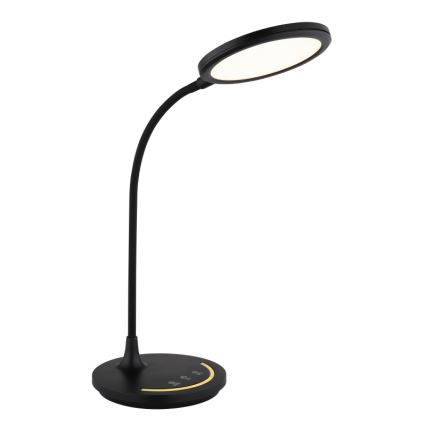 Globo - LED Stmívatelná flexibilní dotyková stolní lampa LED/12W/230V 3000/4000/6500K CRI 90 černá