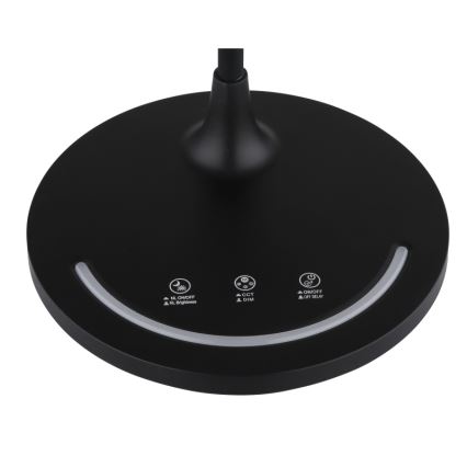 Globo - LED Stmívatelná flexibilní dotyková stolní lampa LED/12W/230V 3000/4000/6500K CRI 90 černá