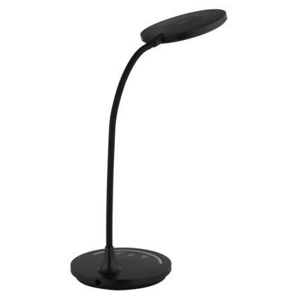 Globo - LED Stmívatelná flexibilní dotyková stolní lampa LED/12W/230V 3000/4000/6500K CRI 90 černá