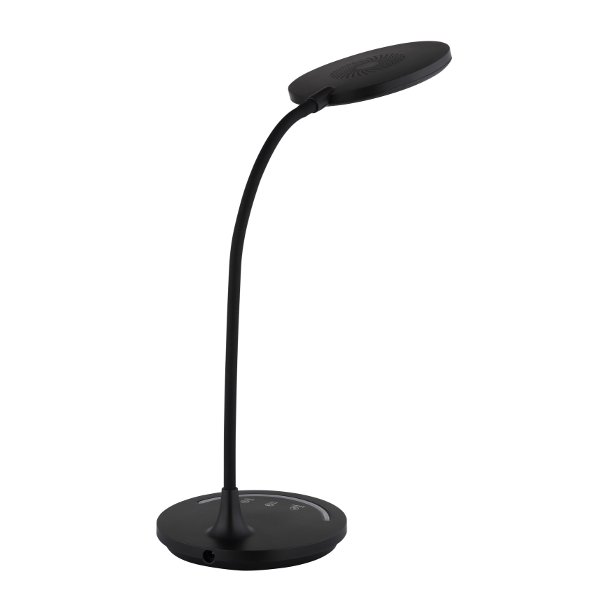 Globo - LED Stmívatelná flexibilní dotyková stolní lampa LED/12W/230V 3000/4000/6500K CRI 90 černá