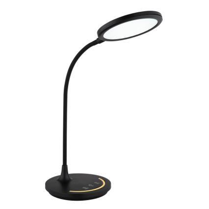 Globo - LED Stmívatelná flexibilní dotyková stolní lampa LED/12W/230V 3000/4000/6500K CRI 90 černá