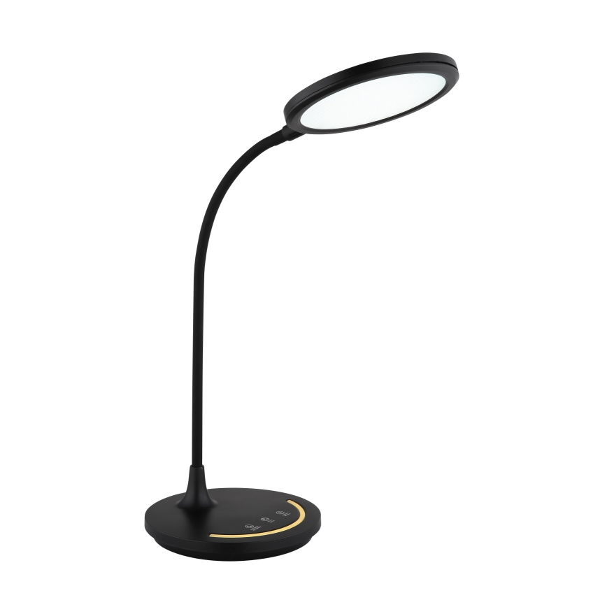Globo - LED Stmívatelná flexibilní dotyková stolní lampa LED/12W/230V 3000/4000/6500K CRI 90 černá