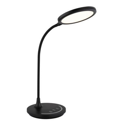 Globo - LED Stmívatelná flexibilní dotyková stolní lampa LED/12W/230V 3000/4000/6500K CRI 90 černá