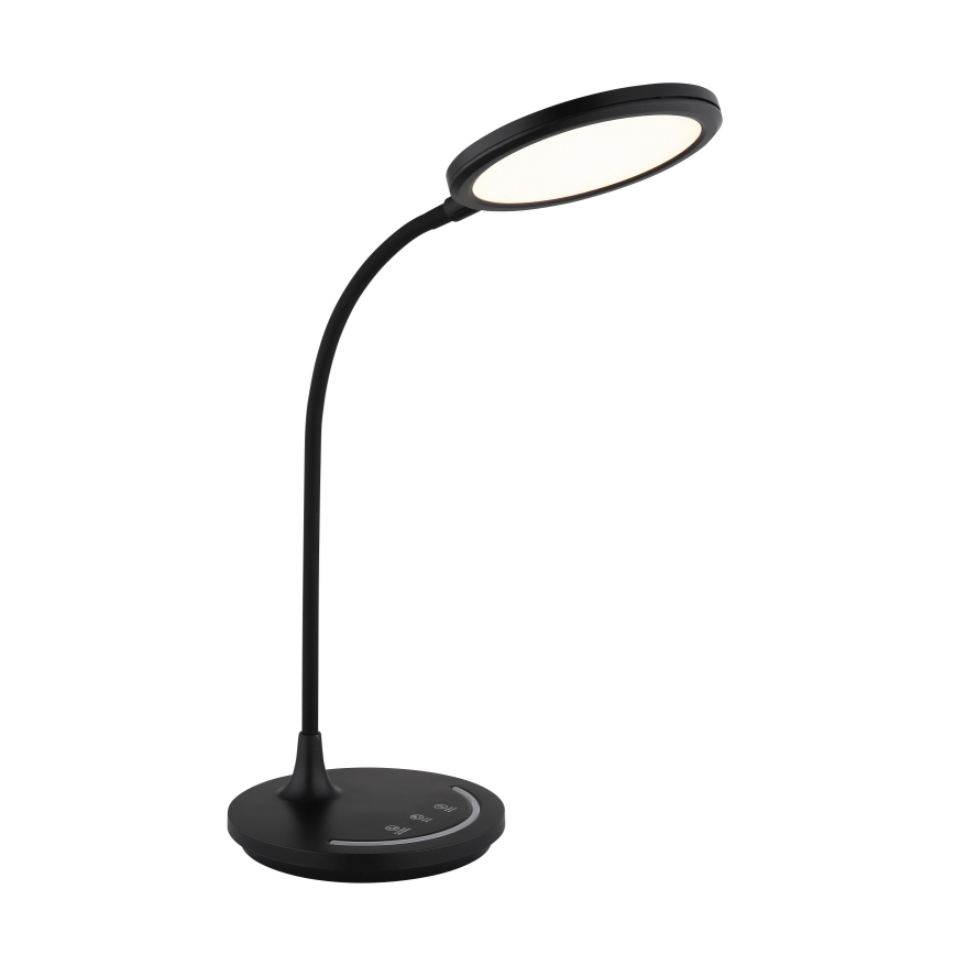 Globo - LED Stmívatelná flexibilní dotyková stolní lampa LED/12W/230V 3000/4000/6500K CRI 90 černá