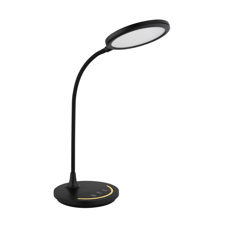 Globo - LED Stmívatelná flexibilní dotyková stolní lampa LED/12W/230V 3000/4000/6500K CRI 90 černá