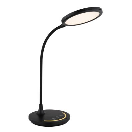 Globo - LED Stmívatelná flexibilní dotyková stolní lampa LED/12W/230V 3000/4000/6500K CRI 90 černá