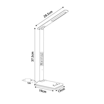 Globo - LED Stmívatelná dotyková stolní lampa LED/5W/230V 3000/4500/7000K