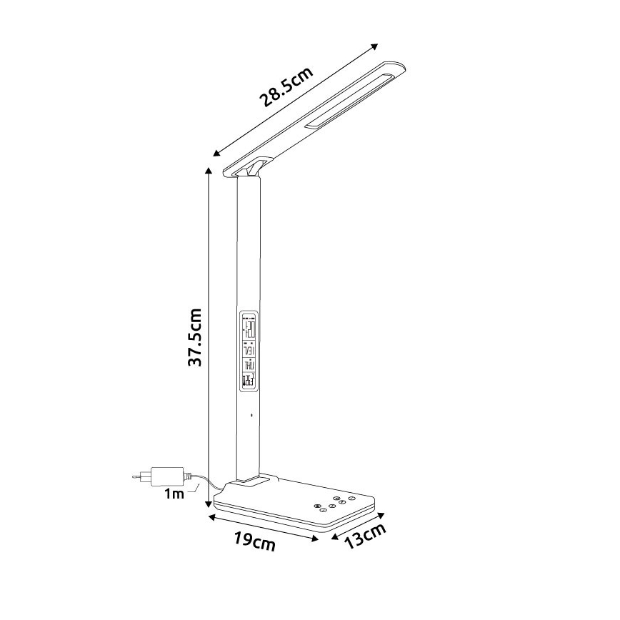 Globo - LED Stmívatelná dotyková stolní lampa LED/5W/230V 3000/4500/7000K