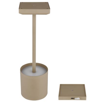 Globo - LED Stmívatelná dotyková nabíjecí stolní lampa LED/1,5W/5V 2200 mAh béžová