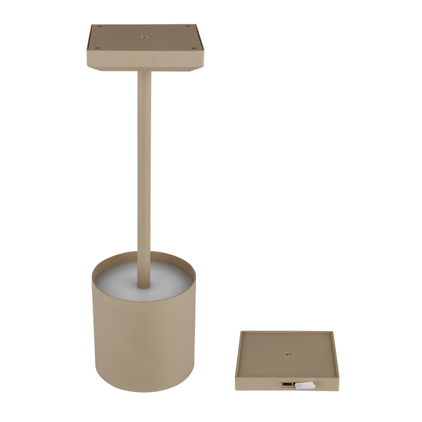 Globo - LED Stmívatelná dotyková nabíjecí stolní lampa LED/1,5W/5V 2200 mAh béžová