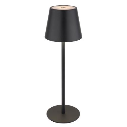 Globo - LED Stmívatelná dotyková nabíjecí venkovní stolní lampa 3v1 LED/3W/5V 3000/4000/5000K IP54 1800 mAh černá