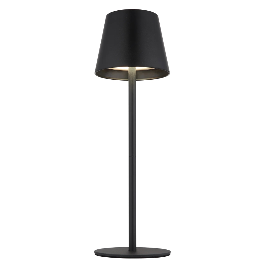 Globo - LED Stmívatelná dotyková nabíjecí venkovní stolní lampa 3v1 LED/3W/5V 3000/4000/5000K IP54 1800 mAh černá