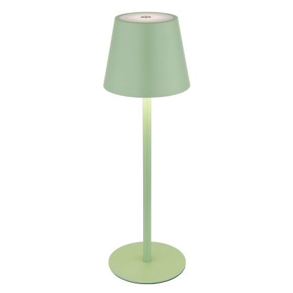 Globo - LED Stmívatelná dotyková nabíjecí venkovní stolní lampa 3v1 LED/3W/5V 3000/4000/5000K IP54 1800 mAh zelená