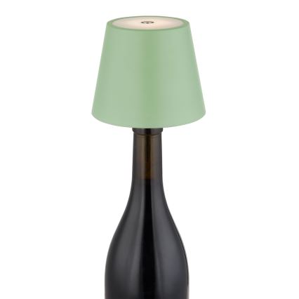 Globo - LED Stmívatelná dotyková nabíjecí venkovní stolní lampa 3v1 LED/3W/5V 3000/4000/5000K IP54 1800 mAh zelená