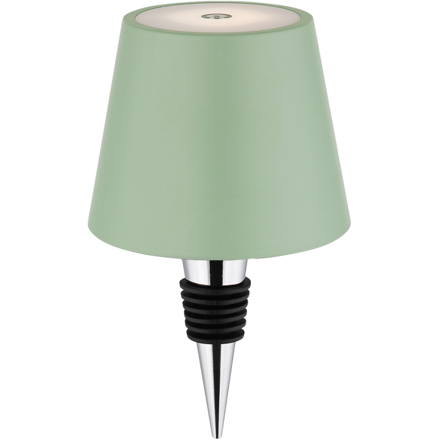 Globo - LED Stmívatelná dotyková nabíjecí venkovní stolní lampa 3v1 LED/3W/5V 3000/4000/5000K IP54 1800 mAh zelená