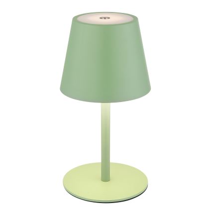 Globo - LED Stmívatelná dotyková nabíjecí venkovní stolní lampa 3v1 LED/3W/5V 3000/4000/5000K IP54 1800 mAh zelená