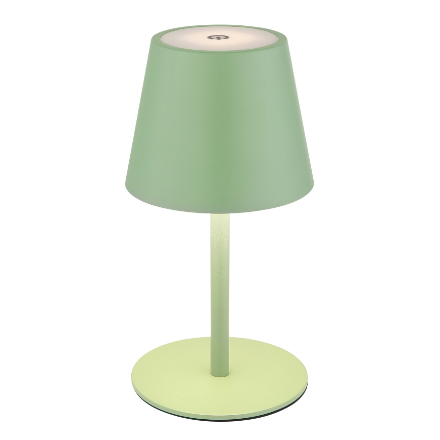 Globo - LED Stmívatelná dotyková nabíjecí venkovní stolní lampa 3v1 LED/3W/5V 3000/4000/5000K IP54 1800 mAh zelená