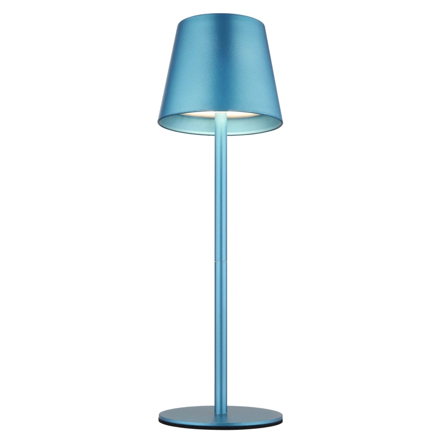 Globo - LED Stmívatelná dotyková nabíjecí venkovní stolní lampa 3v1 LED/3W/5V 3000/4000/5000K IP54 1800 mAh modrá