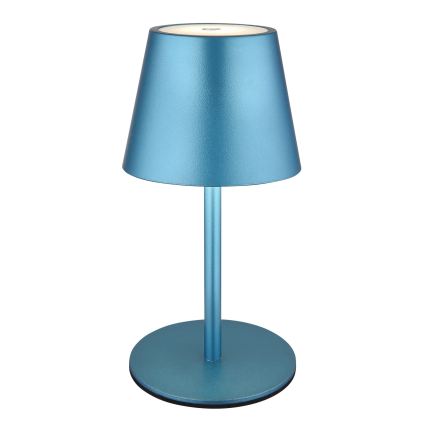Globo - LED Stmívatelná dotyková nabíjecí venkovní stolní lampa 3v1 LED/3W/5V 3000/4000/5000K IP54 1800 mAh modrá
