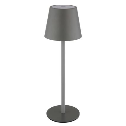 Globo - LED Stmívatelná dotyková nabíjecí venkovní stolní lampa 3v1 LED/3W/5V 3000/4000/5000K IP54 1800 mAh šedá