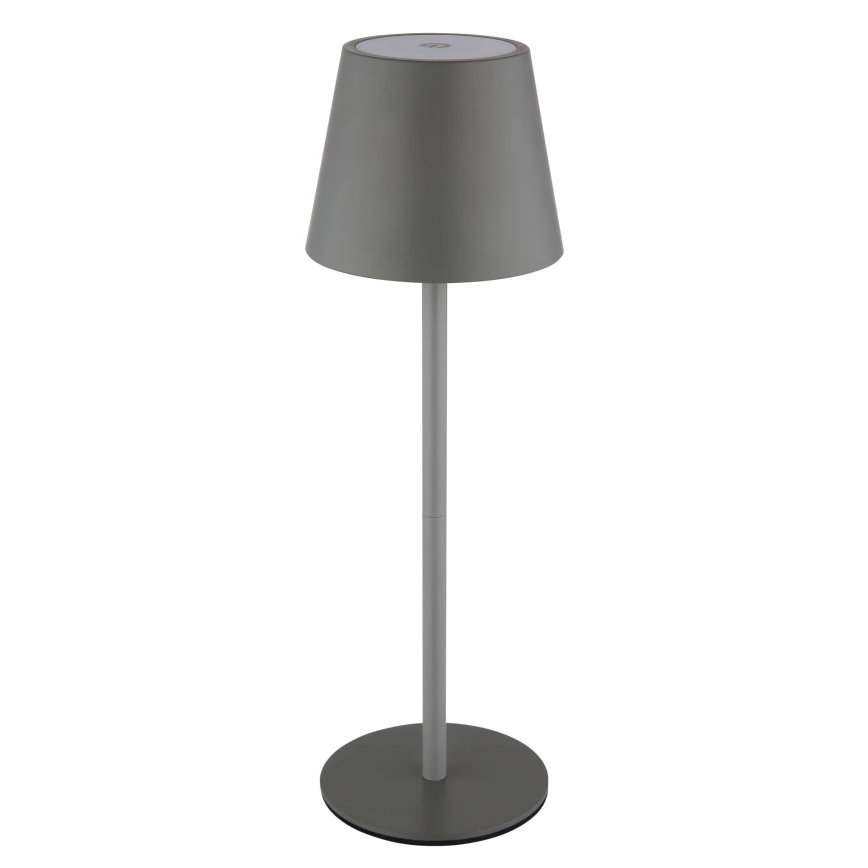 Globo - LED Stmívatelná dotyková nabíjecí venkovní stolní lampa 3v1 LED/3W/5V 3000/4000/5000K IP54 1800 mAh šedá