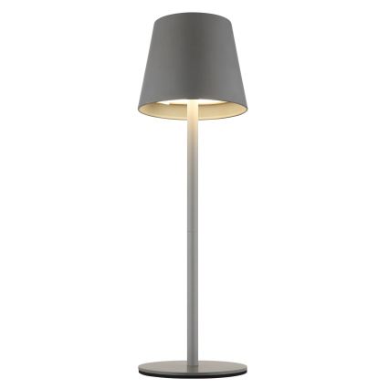 Globo - LED Stmívatelná dotyková nabíjecí venkovní stolní lampa 3v1 LED/3W/5V 3000/4000/5000K IP54 1800 mAh šedá