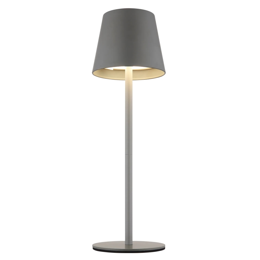 Globo - LED Stmívatelná dotyková nabíjecí venkovní stolní lampa 3v1 LED/3W/5V 3000/4000/5000K IP54 1800 mAh šedá