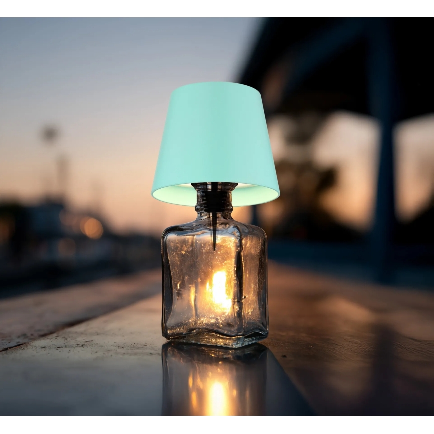 Globo - LED Stmívatelná dotyková nabíjecí venkovní stolní lampa 3v1 LED/3W/5V 3000/4000/5000K IP54 1800 mAh mátově zelená