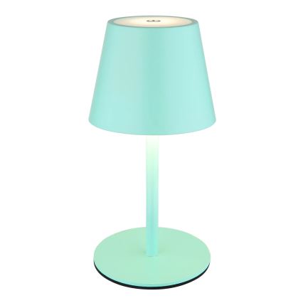 Globo - LED Stmívatelná dotyková nabíjecí venkovní stolní lampa 3v1 LED/3W/5V 3000/4000/5000K IP54 1800 mAh mátově zelená