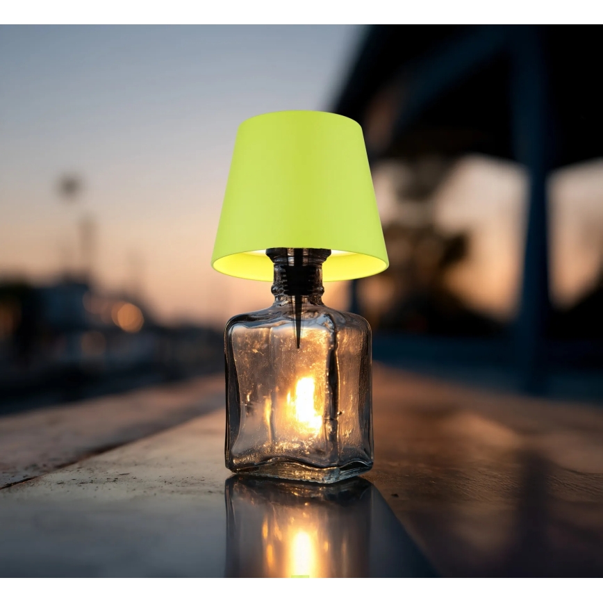 Globo - LED Stmívatelná dotyková nabíjecí venkovní stolní lampa 3v1 LED/3W/5V 3000/4000/5000K IP54 1800 mAh zelená