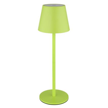 Globo - LED Stmívatelná dotyková nabíjecí venkovní stolní lampa 3v1 LED/3W/5V 3000/4000/5000K IP54 1800 mAh zelená