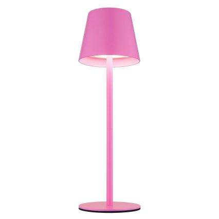 Globo - LED Stmívatelná dotyková nabíjecí venkovní stolní lampa 3v1 LED/3W/5V 3000/4000/5000K IP54 1800 mAh růžová