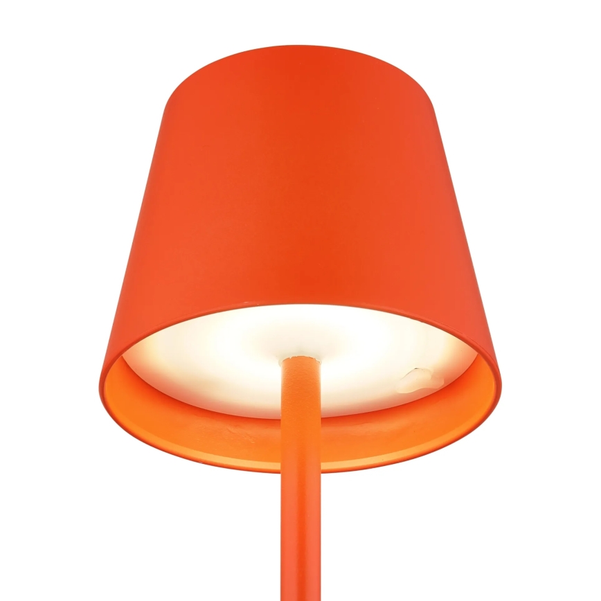 Globo - LED Stmívatelná dotyková nabíjecí venkovní stolní lampa 3v1 LED/3W/5V 3000/4000/5000K IP54 1800 mAh červená