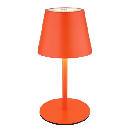 Globo - LED Stmívatelná dotyková nabíjecí venkovní stolní lampa 3v1 LED/3W/5V 3000/4000/5000K IP54 1800 mAh červená