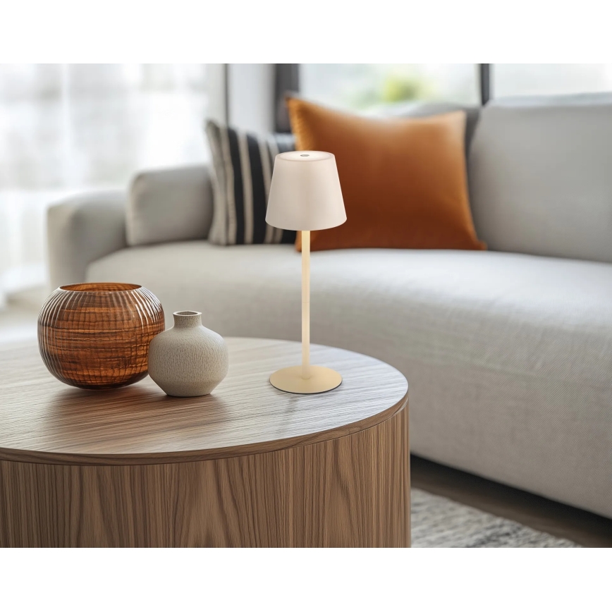 Globo - LED Stmívatelná dotyková nabíjecí venkovní stolní lampa LED/3W/5V 3000/4000/5000K IP54 1800 mAh