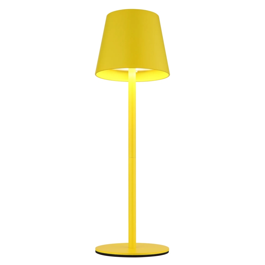 Globo - LED Stmívatelná dotyková nabíjecí venkovní stolní lampa 3v1 LED/3W/5V 3000/4000/5000K IP54 1800 mAh žlutá