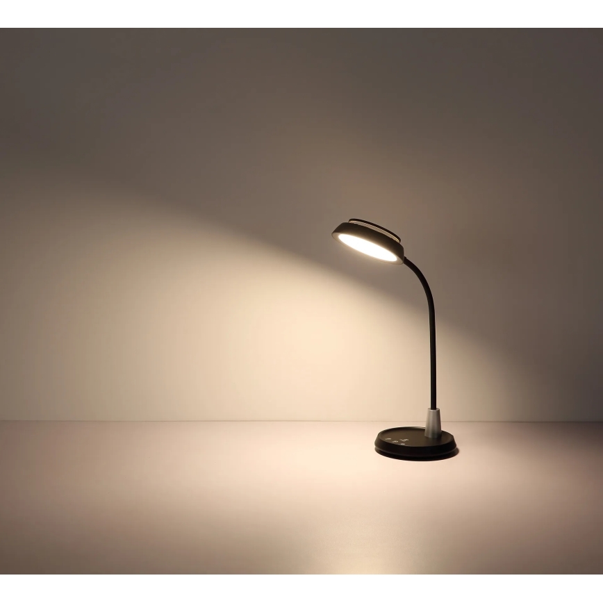 Globo - LED Stmívatelná dotyková stolní lampa LED/12W/230V 3000/4000/6500K černá