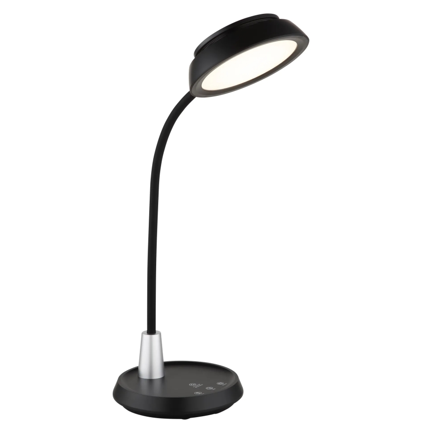 Globo - LED Stmívatelná dotyková stolní lampa LED/12W/230V 3000/4000/6500K černá