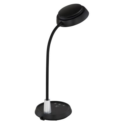 Globo - LED Stmívatelná dotyková stolní lampa LED/12W/230V 3000/4000/6500K černá