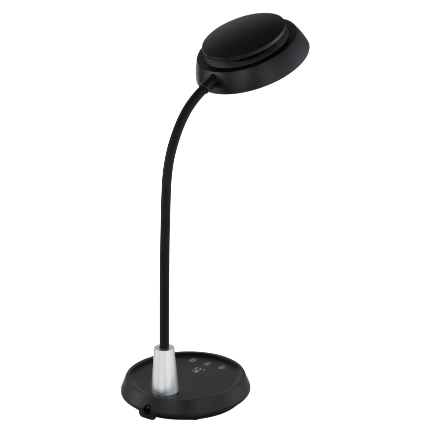 Globo - LED Stmívatelná dotyková stolní lampa LED/12W/230V 3000/4000/6500K černá