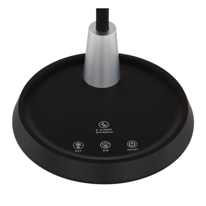 Globo - LED Stmívatelná dotyková stolní lampa LED/12W/230V 3000/4000/6500K černá