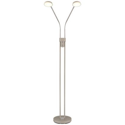 Globo - LED Stmívatelná stojací lampa 2xLED/6,5W/230V 2700/3350/4000K béžová