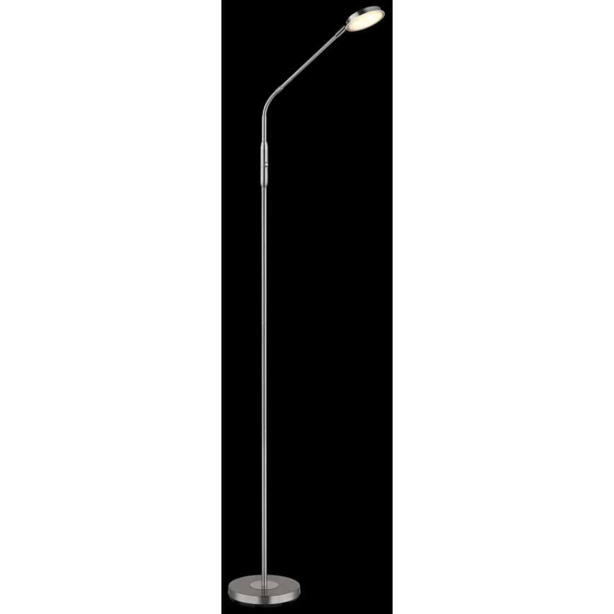 Globo - LED Stmívatelná dotyková stojací lampa LED/6,5W/230V 2700/3350/4000K matný chrom