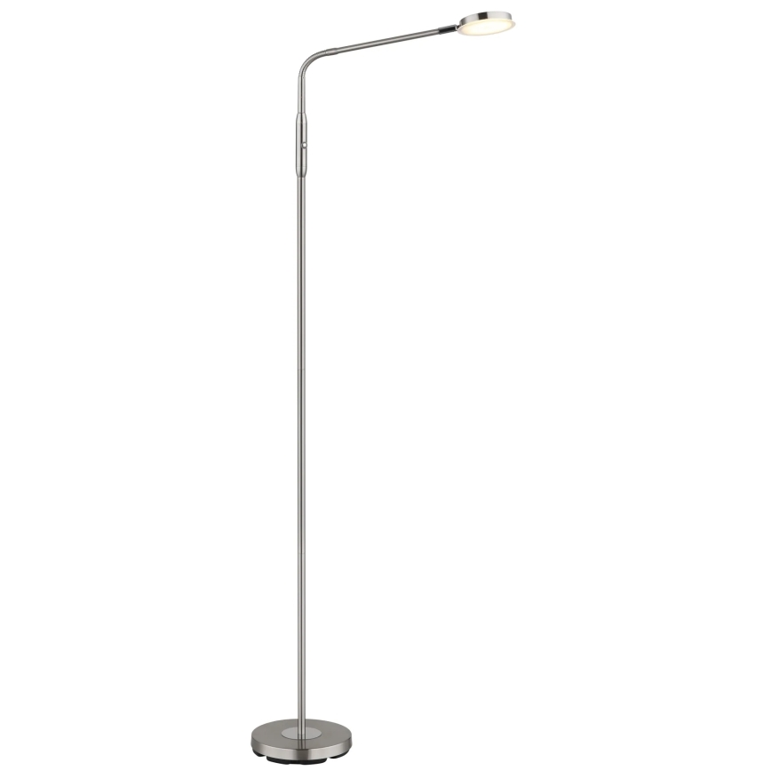 Globo - LED Stmívatelná dotyková stojací lampa LED/6,5W/230V 2700/3350/4000K matný chrom
