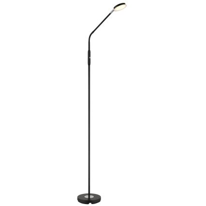Globo - LED Stmívatelná dotyková stojací lampa LED/6,5W/230V 2700/3350/4000K černá