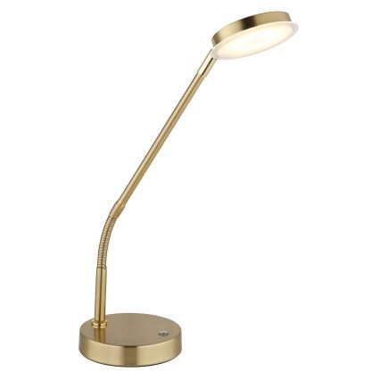 Globo - LED Stmívatelná dotyková stolní lampa LED/6,5W/230V 2700/3350/4000K mosaz