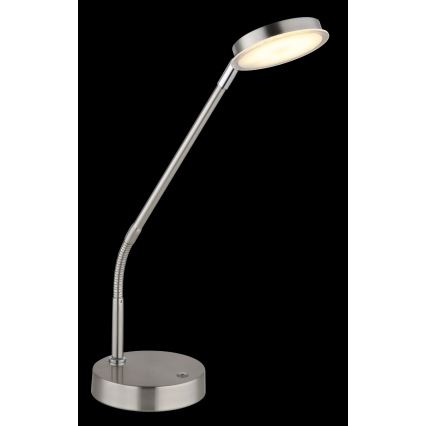Globo - LED Stmívatelná dotyková stolní lampa LED/6,5W/230V 2700/3350/4000K matný chrom