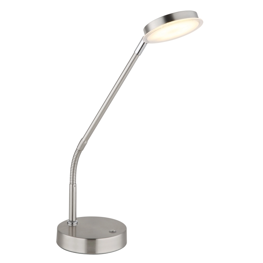 Globo - LED Stmívatelná dotyková stolní lampa LED/6,5W/230V 2700/3350/4000K matný chrom