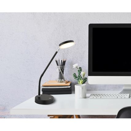 Globo - LED Stmívatelná dotyková stolní lampa LED/6,5W/230V 2700/3350/4000K černá