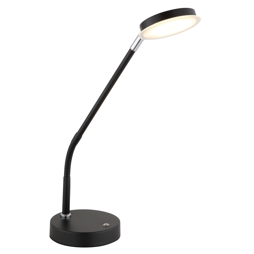 Globo - LED Stmívatelná dotyková stolní lampa LED/6,5W/230V 2700/3350/4000K černá
